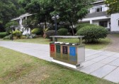 2500多套四色分類垃圾桶市區(qū)上崗！