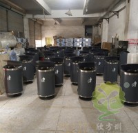 戶外環保鋼制果皮箱熱銷，深受客戶喜愛